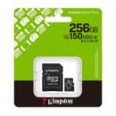 KINGSTON Tarjeta Memoria Micro Sdxc 256GB con Adaptador  150MB/S V10 A1 Clase 10