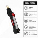 Soldador de Plastico Bateria Litio 3.7V 4.000MAH con Accesorios FARGO TOOLS