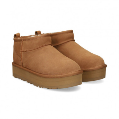 Botin Corto Plat. ante Cuero  UGG