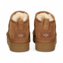 Botin Corto Plat. ante Cuero  UGG
