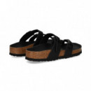 Sandalia Dedo Cruzado Negro  BIRKENSTOCK