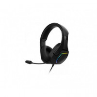 Auriculares Gaming con Micrófono KROM 7.1 Rgb Negro