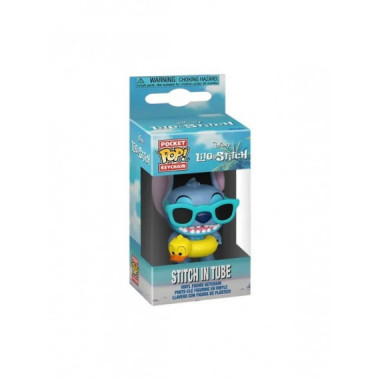 Llavero FUNKO Pop Stitch con Gafas y Flotador Disney