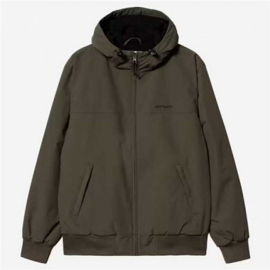 HOODED SAIL JACKET VERDEOLIVA