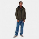HOODED SAIL JACKET VERDEOLIVA