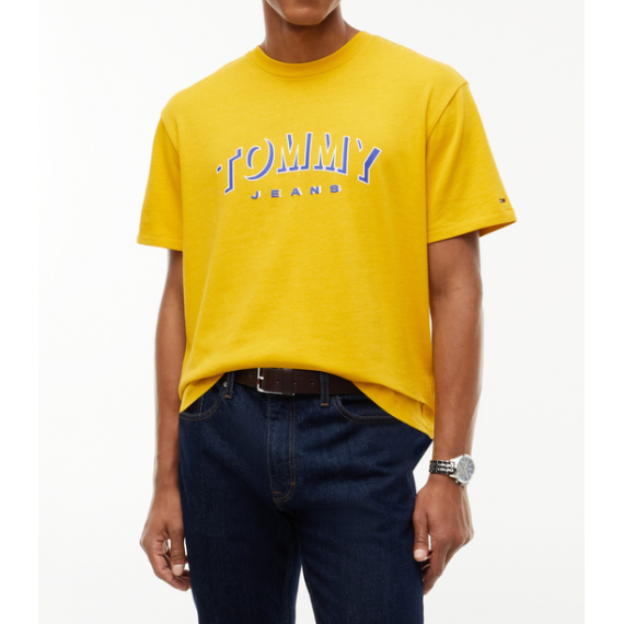 Camiseta TOMMY JEANS Play Tee Mostaza