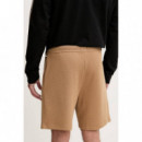 Waffle Shorts 10269584 01 Medium Beige  BOSS