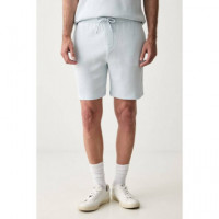 Waffle Shorts 10269584 01 Open Blue  BOSS