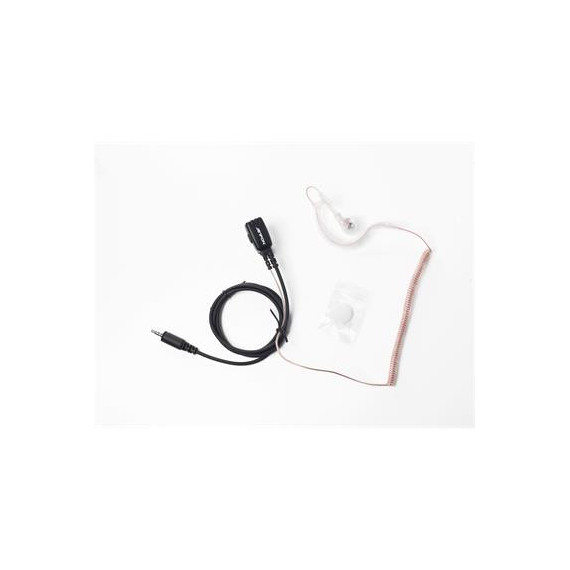 JETFON Micro Auricular BR-1723/TC con Soporte Oreja Transparente para Kenwood PKT23