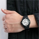 CASIO MRW-200H-7B Reloj Analógico para Hombre - Esfera Blanca con Números Negros, Día y Fecha, Resistente Al Agua 100M