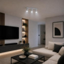 Aplique Led Blanco 3 Focos Serie Flex Luz Fria AIRMEC 21W