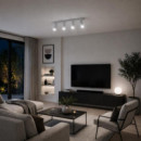 Aplique Led Blanco 4 Focos Serie Flex Luz Fria AIRMEC 28W