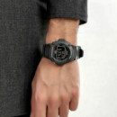 CASIO W-219H-8B | Reloj Digital Negro con Pantalla Invertida, Luz Led y Resistencia Al Agua 50 M
