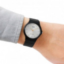 CASIO MQ-24-7E2 | Reloj Analógico Negro con Esfera Blanca