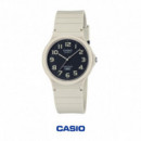 CASIO MQ-24UC-8B | Reloj Analógico Beige Mate Unisex