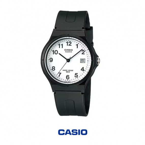 CASIO MW-59-7B | Reloj Analógico Negro 50 M con Fecha