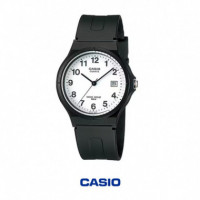CASIO MW-59-7B | Reloj Analógico Negro 50 M con Fecha