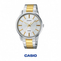 CASIO MTP-1303SG-7A | Reloj Analógico Bicolor de Acero Inoxidable