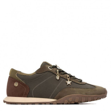 Xti Zapatilla c&oacute;moda y ligera 146146-KAKI