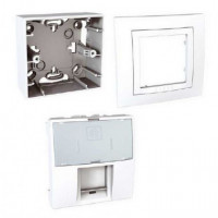 Caja Sobre-pared RJ45  Simple
