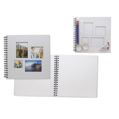 &Aacute;lbum de Fotos con Tapa Marcos 25x25 cm 20 Hojas 329979