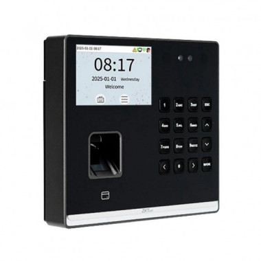 Terminal de Control de Presencia ZKTeco GTC2F con Reconocimiento Facial, Huella y RFID