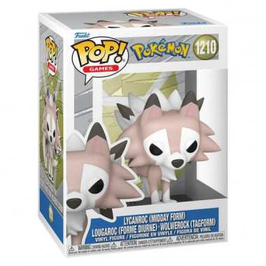 FUNKO Pop Lycanroc Midday Form Pokemon 1210