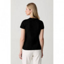 KLJ SLIM OUTLINE LOGO TEE BLACK