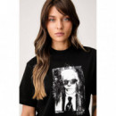KLJ REG KARL KAMEO TEE BLACK