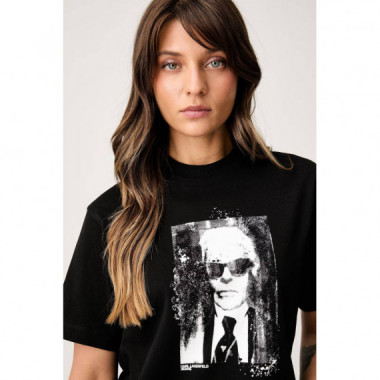 KLJ REG KARL KAMEO TEE BLACK