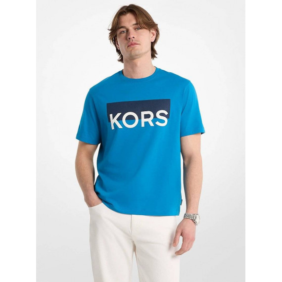 KORS COLORBLOCK TEE TURQUOISE