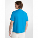 KORS COLORBLOCK TEE TURQUOISE