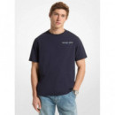 KORS BACKPRINT TEE MIDNIGHT