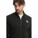 SWEAT ZIP JACKET NOS BLACK