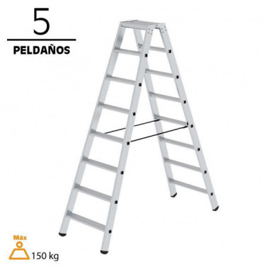 ESCALERA ALUMINIO AIRMEC (5 PELDA&Ntilde;OS)