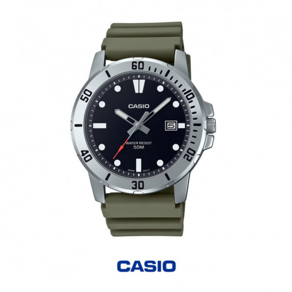 CASIO MTP-VD01-3E | Reloj Analógico Deportivo con Fecha