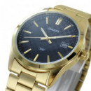 CASIO MTP-VD03G-1A | Reloj Analógico Dorado con Esfera Negra