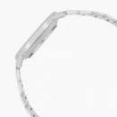 CASIO MTP-VT04D-7E | Reloj Analógico Minimalista Blanco de Acero Inoxidable