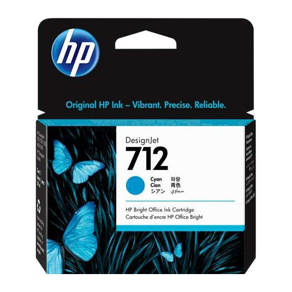 Tinta HP 712 Cyan Plotter T210