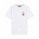 TOMMY HILFIGER - TH X CF1 LOGO TEE - YBR - F|MN0MN00082/YBR