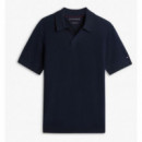 TOMMY HILFIGER - DC COTTON/LYOCELL HONEYCOMB POLO - C1G - F|MW0MW41823/C1G