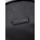 Pepe Jeans Mochila con diferentes compartimentos PM0300054-999