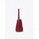 Lola Casademunt Bolso de hombro de piel sintética con pompones LF2604058-33