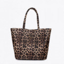 Lola Casademunt Shopper básica con estampado animal LF2604097-2N5