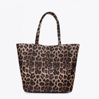 Lola Casademunt Shopper b&aacute;sica con estampado animal LF2604097-2N5