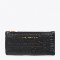 LOLA CASADEMUNT Cartera Básica con Logo Bordado LF2612026-00N