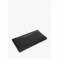 LOLA CASADEMUNT Cartera Básica con Logo Bordado LF2612026-00N