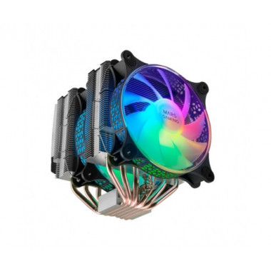 Ventilador Cpu MARS GAMING Mcpu-xt Multisocket 120 Mm. Disipador Doble 300W Argb Pwm