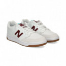 Deportivo Blanco/violeta  NEW BALANCE