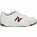 Deportivo Blanco/violeta  NEW BALANCE